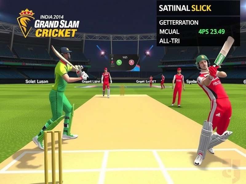 Grand Slam Cricket India gameplay screenshot
